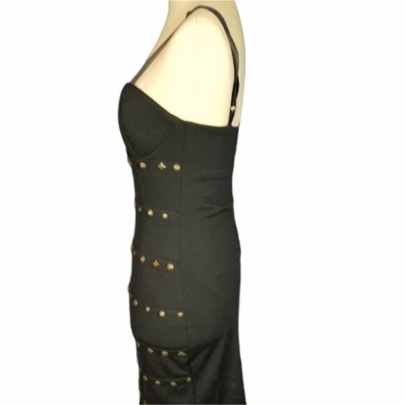 Better B. Bodycon Dress Bustier studded Punk Goth Size Small - Picture 3 of 4